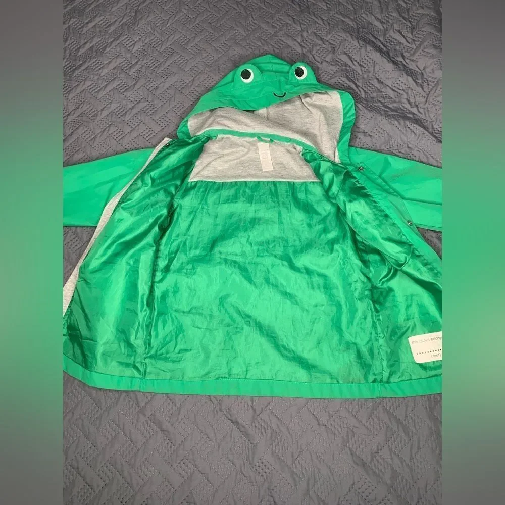 Carter's Green Frog Rain Jacket